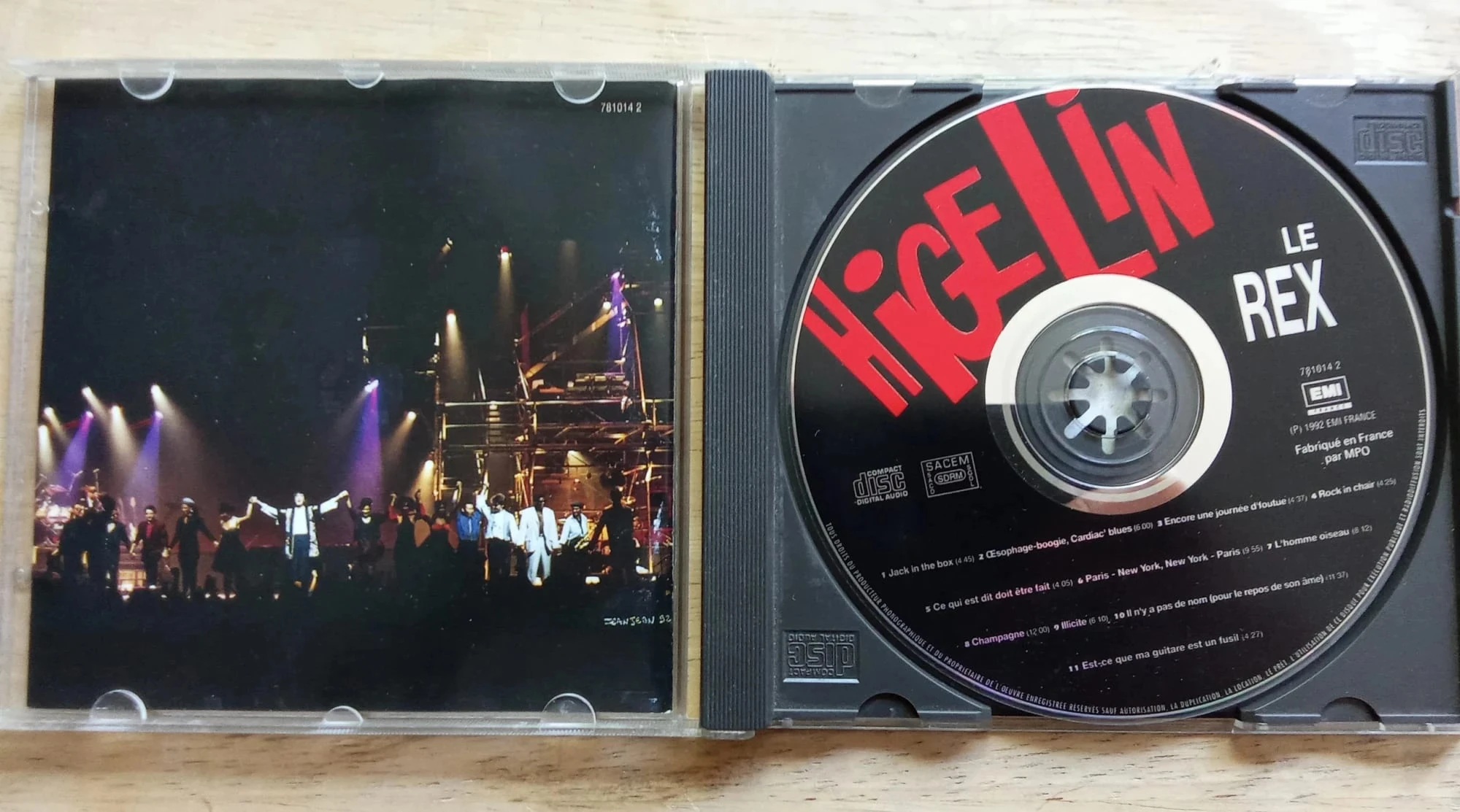 Jacques Higelin, Le Rex – photo 2